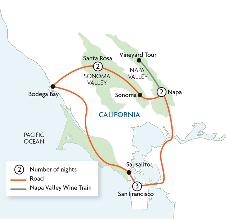 San Francisco & Wine Country Discovery Tour Trailfinders